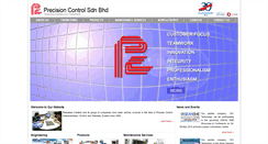 Desktop Screenshot of precisioncontrol.com.my